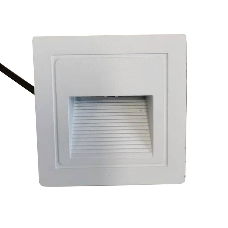3W LED Treppe Lichter Clever PIR Bewegung Sensor Treppen Licht Quadratische Einbau Treppen Schritt Licht Ich bin Freien Wasserdichte Zauberstab Ecke lampe