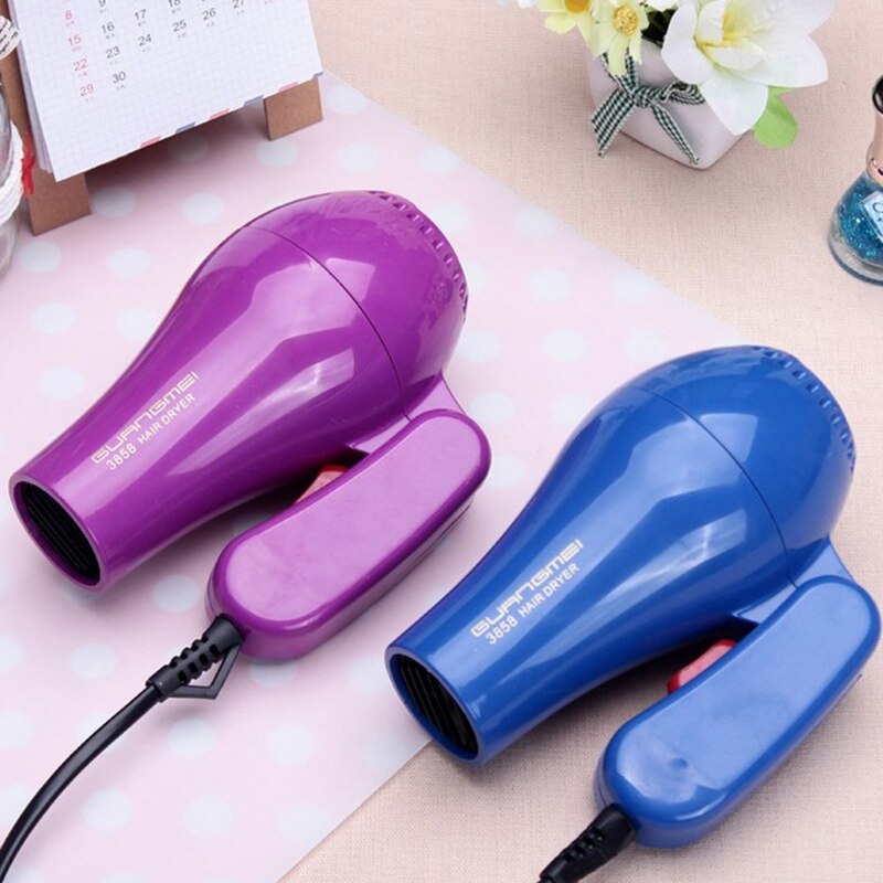 AC 220V Hair Blow Dryer 850W Travel Compact Blower Foldable Portable