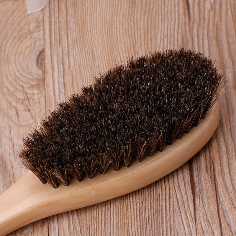 Genuine Horsehair Brush Boot Shoe Shine Cleaner Po... – Vicedeal