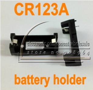 20 STKS/PARTIJ Plastic Batterij Houder Case Box Voor CR123 CR123A CR16340 en CR17335 Foto Lithium Batterij