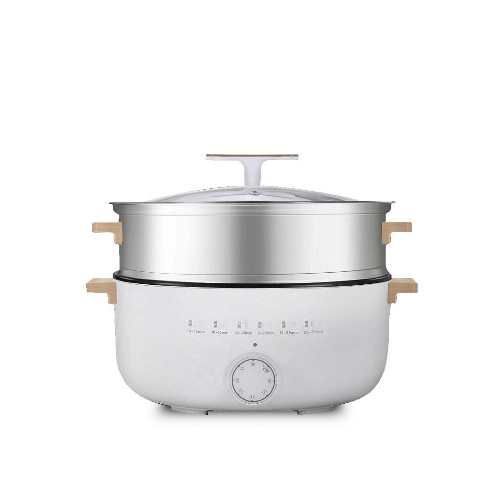 DMWD 14L Household Electric Cooker 3 layer Steamer Pot Boiling Stewing Pot Crepe Pancake Maker 304 Stainless Steel 220V: 2 Layer
