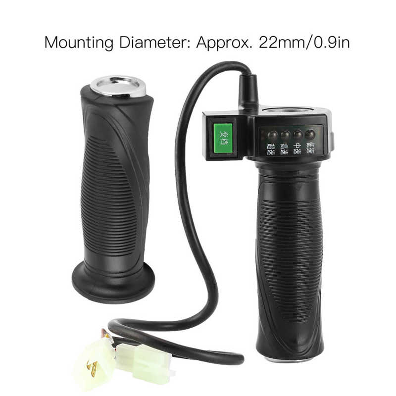 24V 250W Controller Scooter 24V 250W Geborsteld Controller Met 4 Speed Throttle Grip E‑bike Accessoires Scooter gashendel
