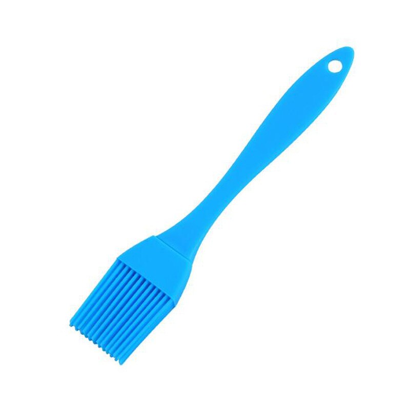 Pinceles de silicona para repostería, utensilio para hornear aceite, crema, pan, mantequilla, barbacoa, herramientas de cocina: Azul cielo