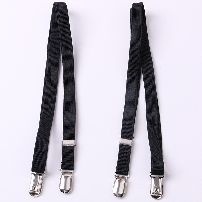 Adjustable Elasticated Adult Suspender Straps Women Men Elastic Clip-on Suspenders 4 Clip Pants Braces Straps Clothes Accessorie: width 1.5 cm
