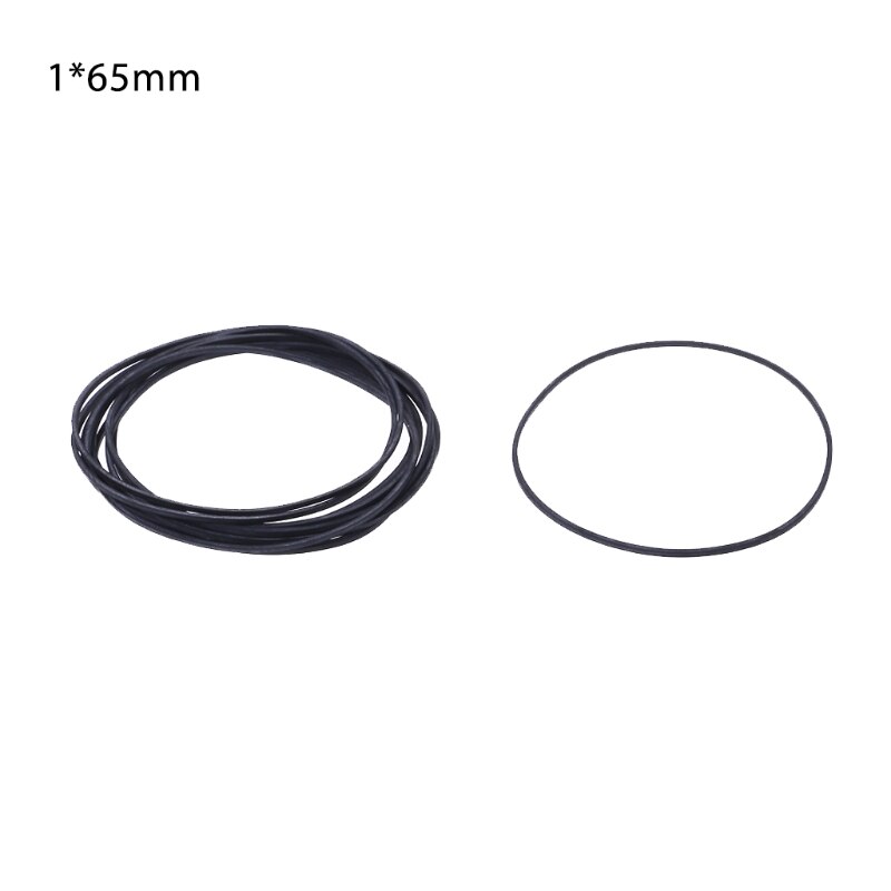 10 Uds coche correas planas de Cassette de DVD grabadora de cinta giratoria de la correa de cinta de Cassette de 1mm: E