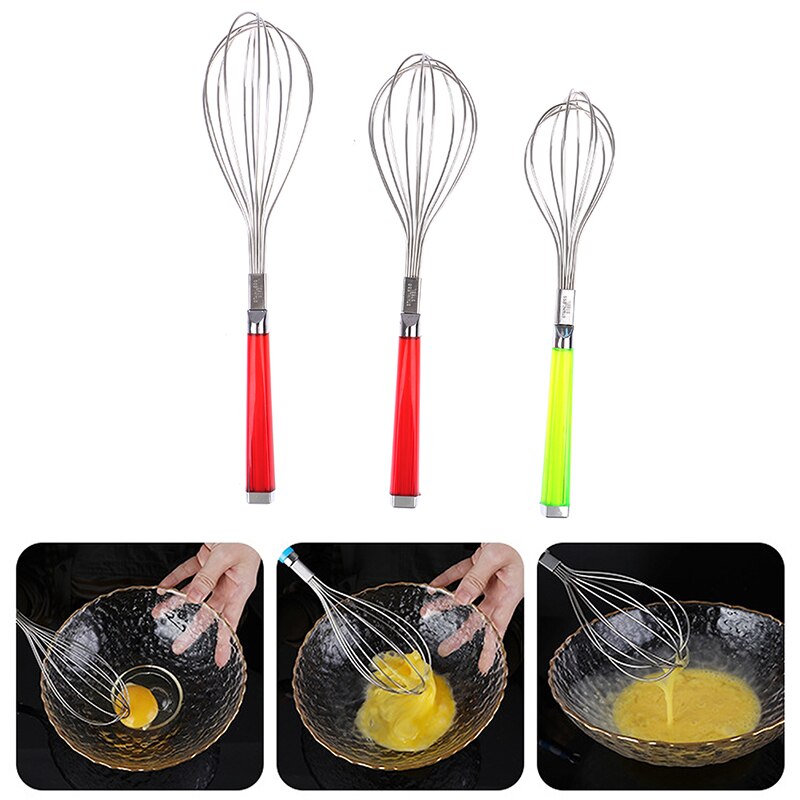 1 stuk roestvrijstalen handgarde mixer ei melk garde keuken kookgereedschap