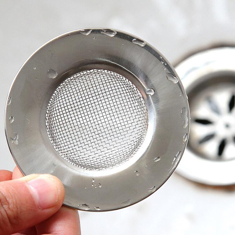 Colador de desagüe de acero inoxidable para cocina, desagües de lavabo, alambre de púas, tapón de filtro de alcantarillado, colador de cocina, herramienta de prevención de residuos