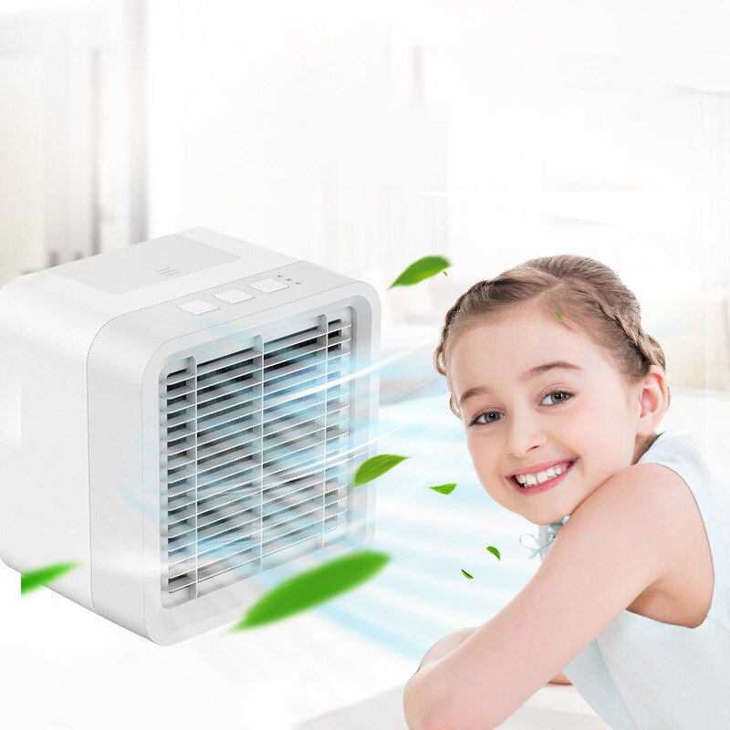 Mini Portable Air Conditioner Humidifier Purifier USB Desktop Air Cooler Fan For Room Home Office Air Conditioning Fan