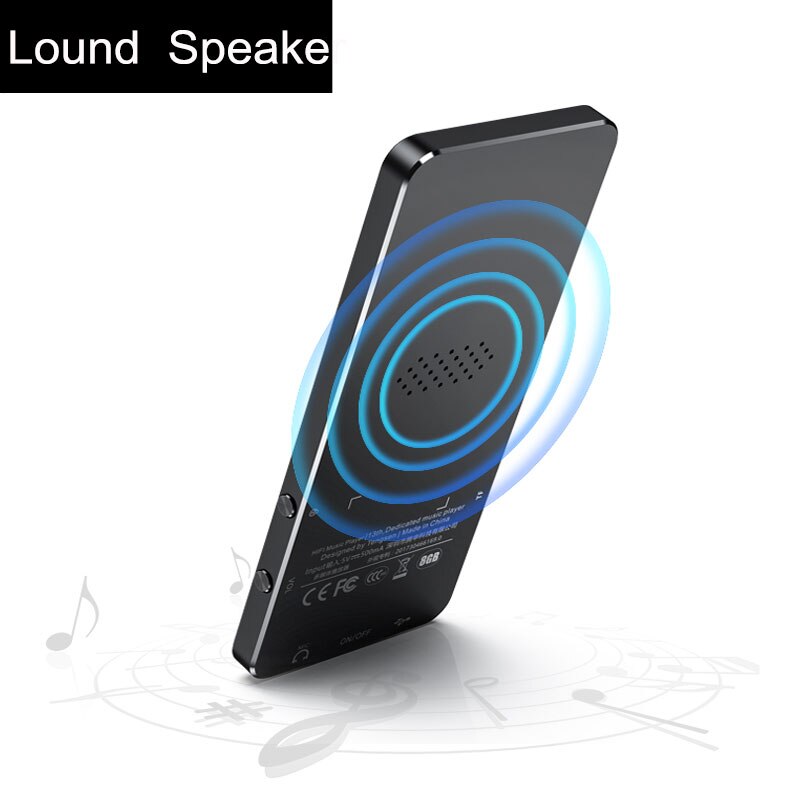 REPRODUCTOR de música de MP3 X2 con Bluetooth nueva versión con pantalla táctily Walkman portátil de alta fidelidad de 16GB con Radio FM/A