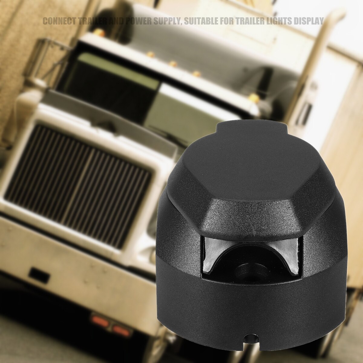 13 pin euro caravan pistorasia pistokeliitin 6 x 7 x 5cm adapteri 12v perävaunun pakettiauto vetokoukku hinaus  tm3008 eurooppalaisille autoille vesitiivis