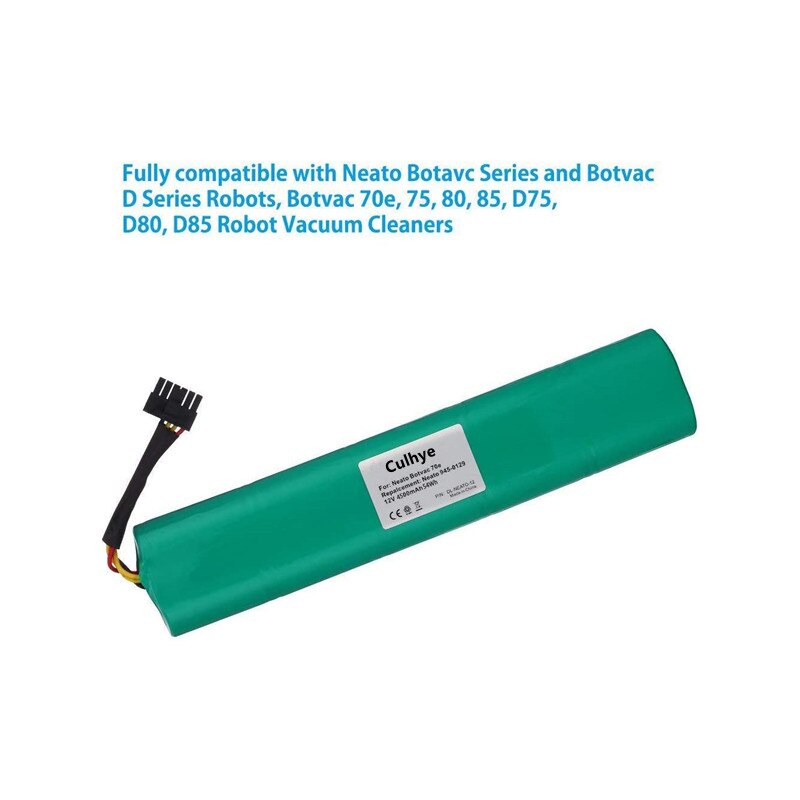 12V 4500mAh Ni-Mh Replacement Battery for Neato Botavc Series and Botvac D Neato Botvac 70e, 75, 80, 85, D75, D80, D85