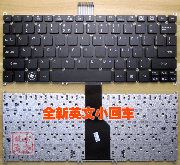 Cover For Acer Aspire One 756 C710 V5-171 Q1VZC V5-131 Top Back/Front Bezel/Palmrest Upper/Bottom Case/Hinges/LCD Cable: Keyboard US