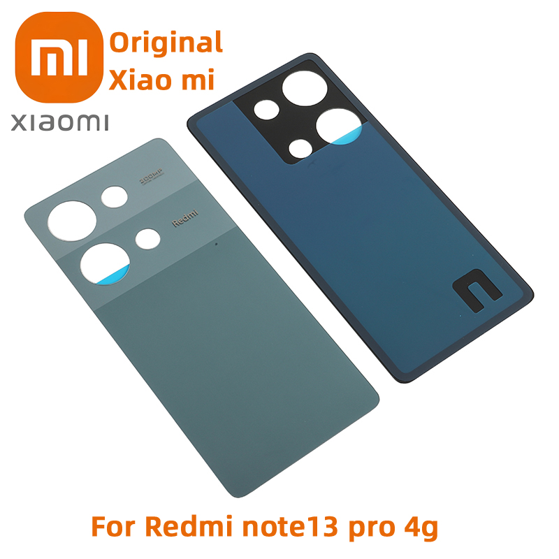 For Xiaomi Redmi Note 13 Pro 4G Back Battery Cover Housing For Redmi Note 13Pro 4G 23117RA68G Back Case+Sticker
