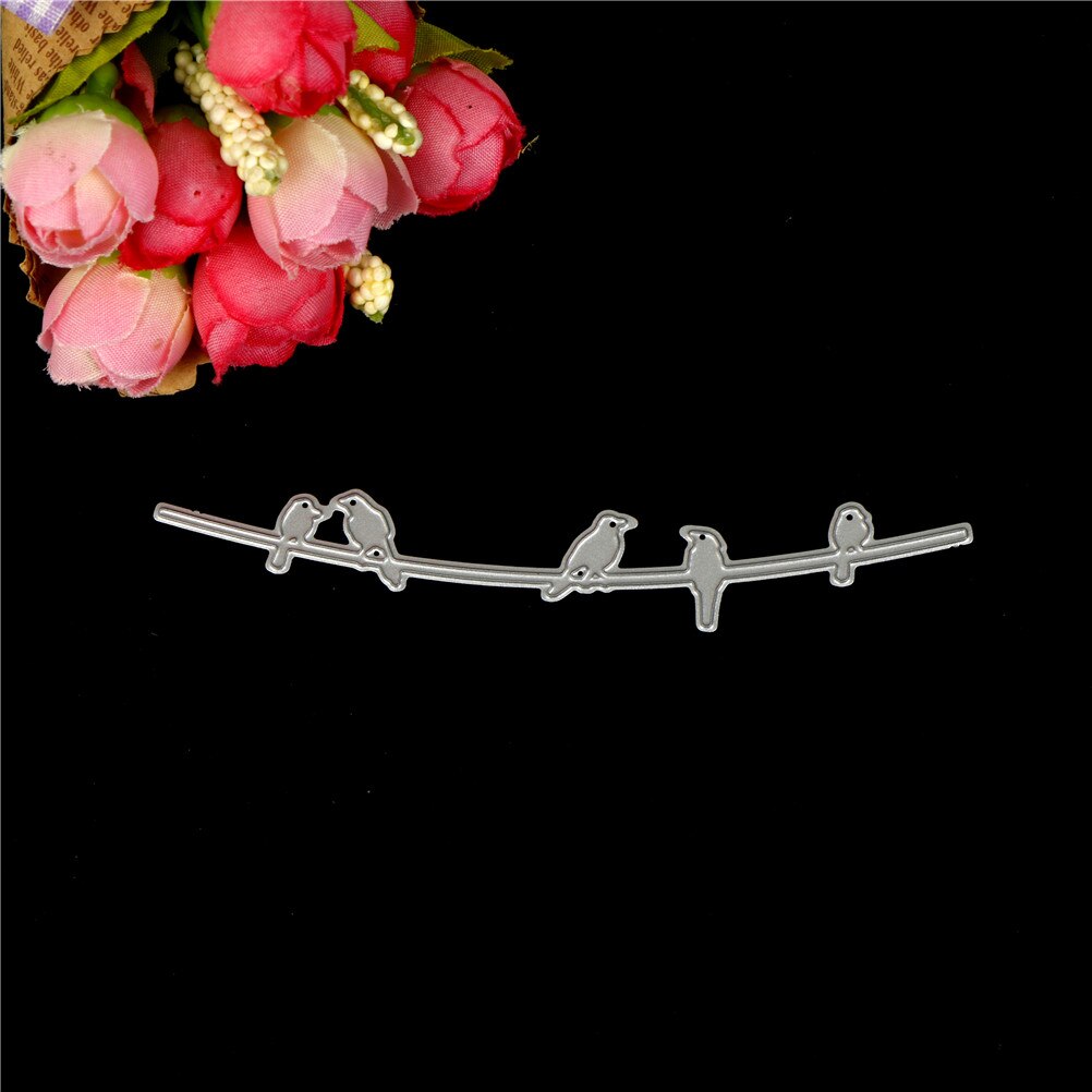 Troqueles de corte de pájaros, troquel de pájaro bonito, troqueles de corte de Metal para papel para manualidades, DIY para hacer tarjetas, álbum de recortes para boda, herramientas de decoración: Default Title