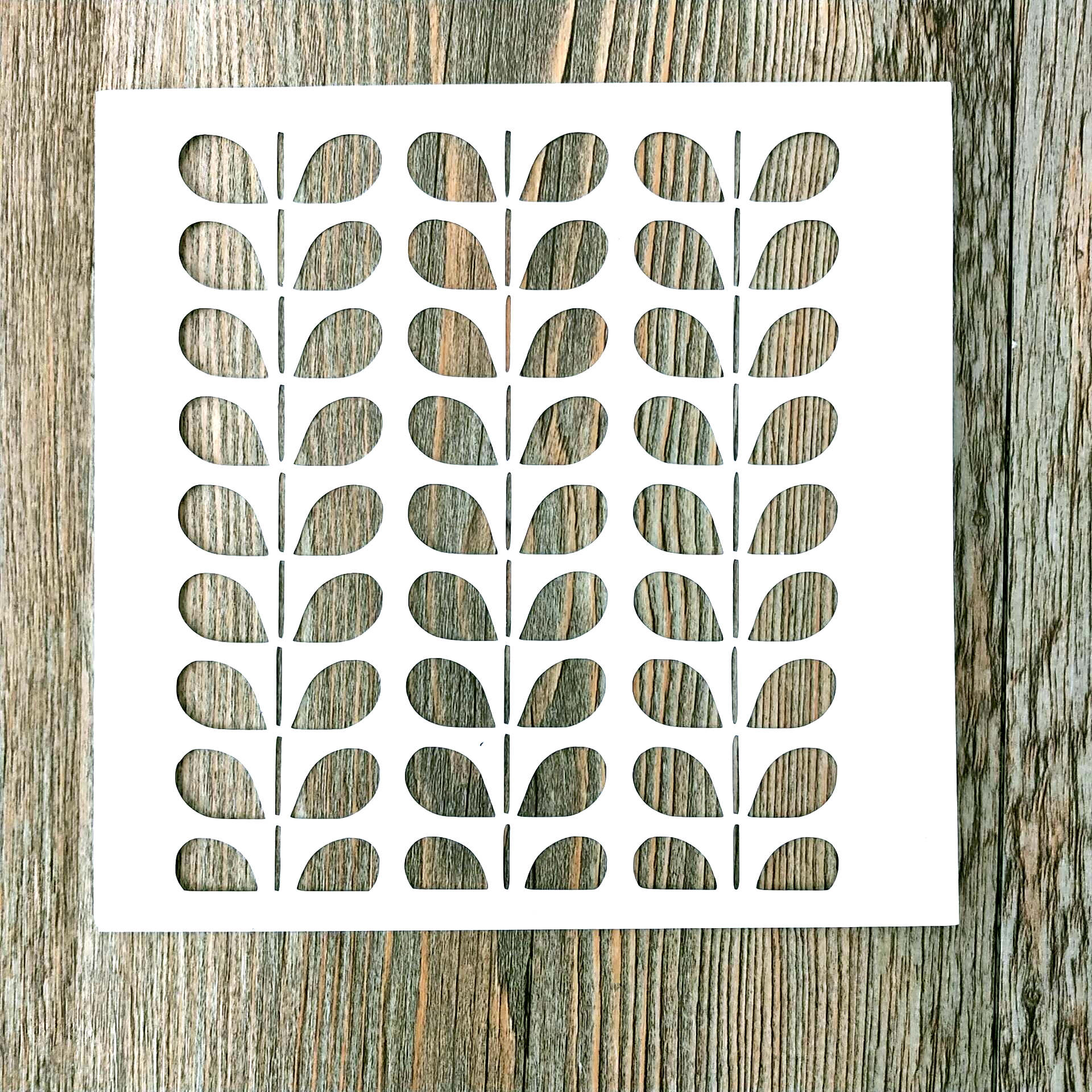 2 Stuks 14Cm * 14Cm, Eucalyptus Blad Stencil, Geometrische Blad Sjabloon Voor Spuiten, Stempelen, ambachtelijke Projecten, Home Decor #741