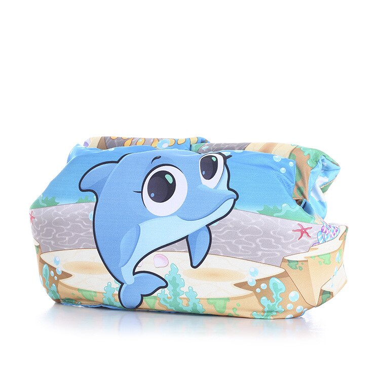 Giocattolo da bagno estivo giocattoli per bambini giocattoli gilet di sicurezza Puddle granchio delfino fenicottero cigno Panda squalo giocattoli da nuoto per bambini: dolphins