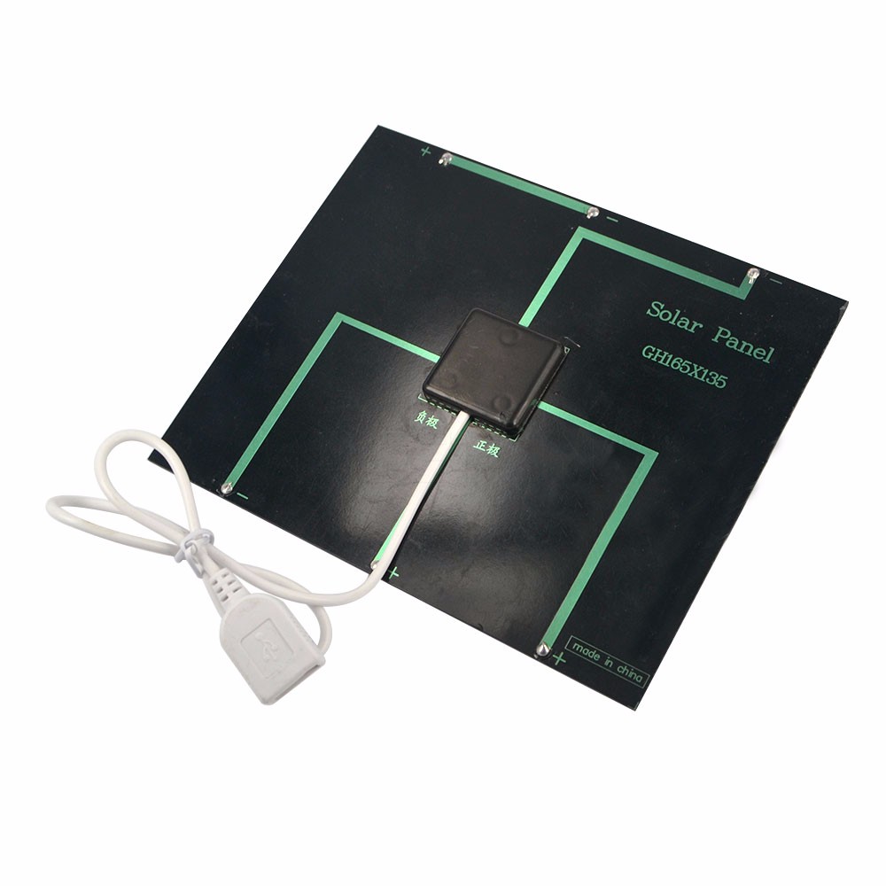 Portable 6v 3.5w 580-600mA Solar Panel Socket Battery USB Charger High Efficiency For iPhone 4 4s 5 6 Phone Mp3 Mp4 Pad Tablet