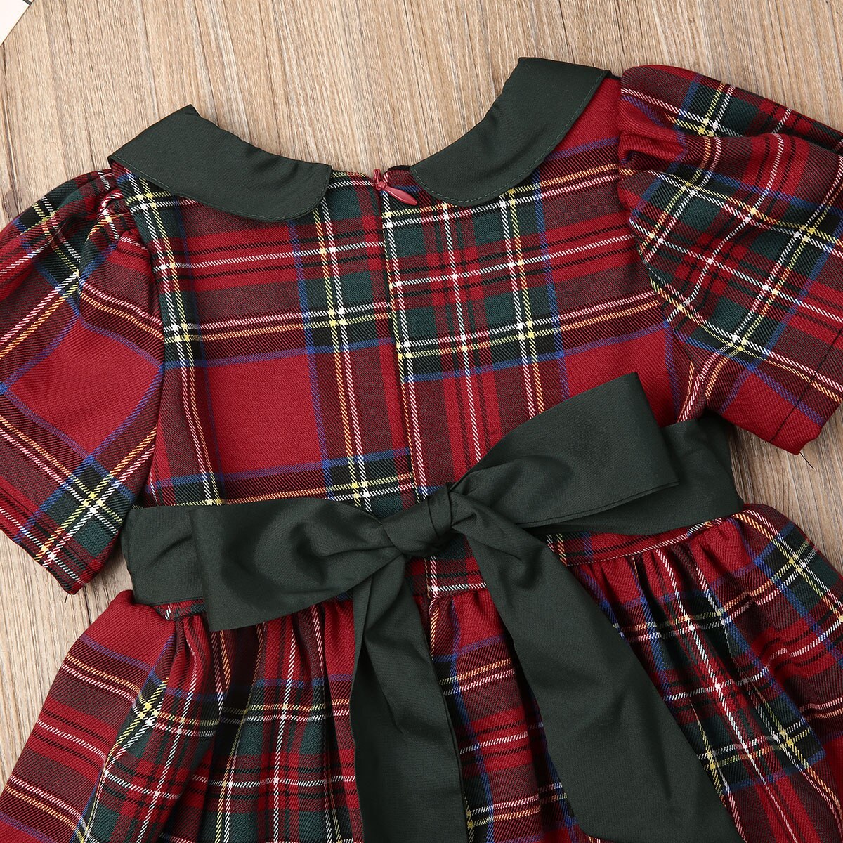 Xmas toddler børn baby pige tøj kortærmet jul bowknot tutu kjole