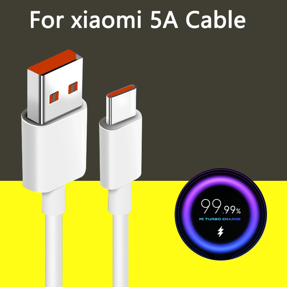 5A Turbo Charging USB Type C Cable For Xiaomi Redmi K30 Ultra 10X Pro K30 Pro Note 9 Pro Max K30S Pro Poco X2 phone