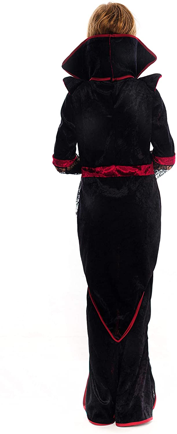 Disfraz de Chica vampiro real, conjunto de lujo, Halloween, gótico, Victoriano, vampiro, vestido de Reina,