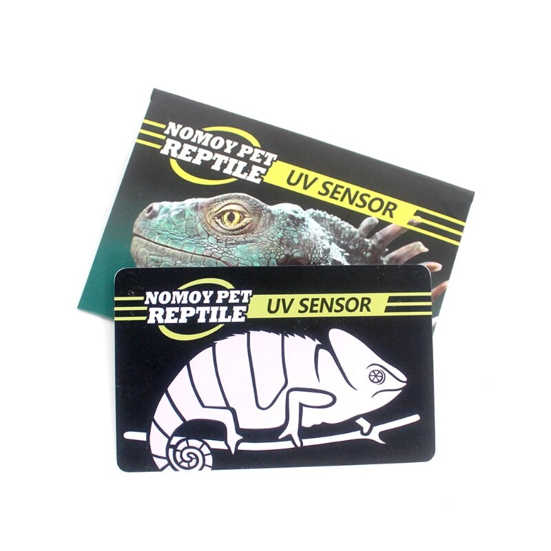 Reptile UVB Light Lamp Bulb Test Card UV Tests Paper Tester Meter Pet Supplies L5YE