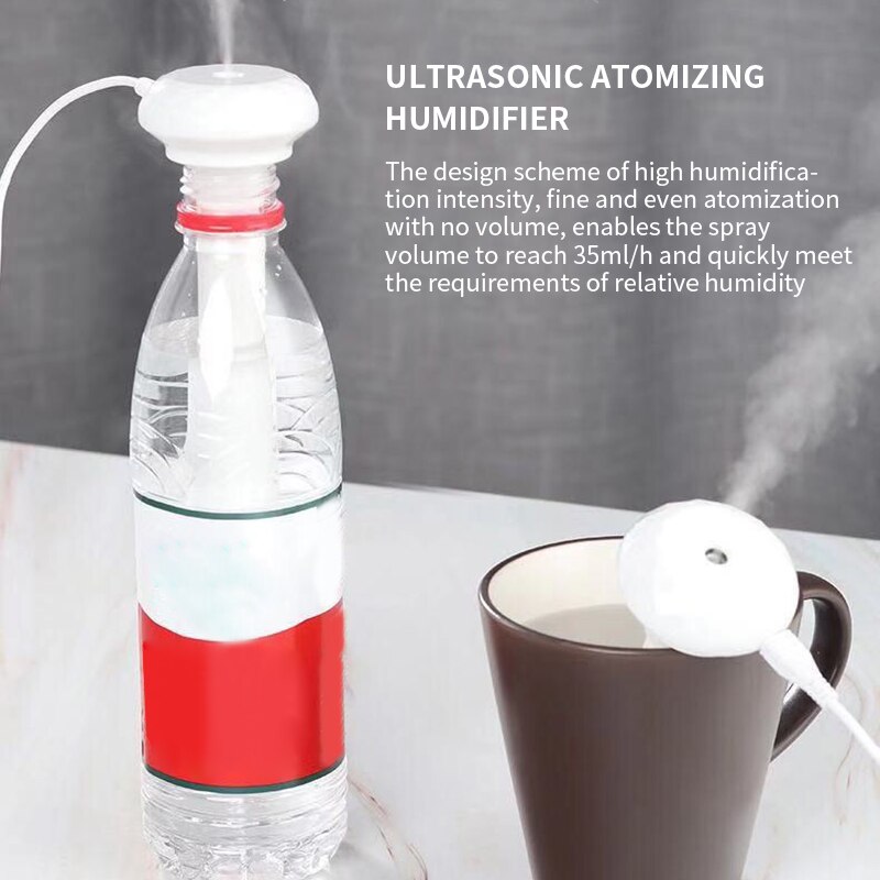 USB Multifunctional Car Humidifiers Removable Air Humidifier Portable Ultrasonic Fog Maker Aroma Diffuser For Home Office Car