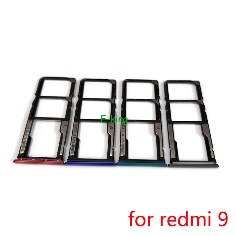 Sim-kaartladehouder kaartsleufadapter voor xiaomi redmi 9 9a 9c vervangingsonderdelen