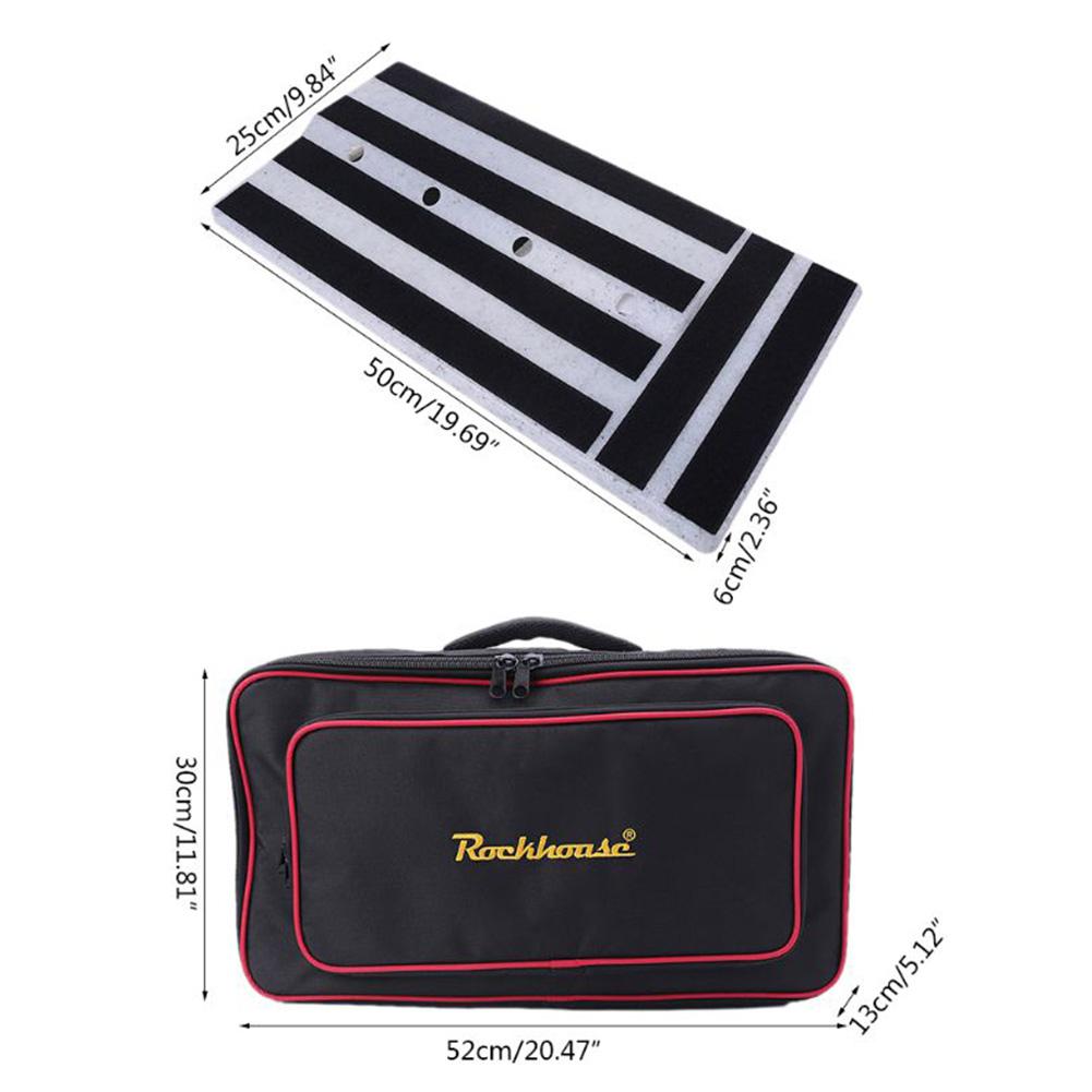 Electric Guitar Effects Pedal Board Pedalboard RockBoard Pedal Waterproof Universal Guitarra Bag Gig handbag Soft Large Case