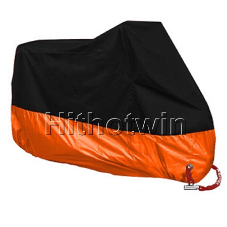 Motorhoes Fiets Alle Seizoen Waterdicht Stofdicht UV Beschermende Outdoor Moto Scooter Motor Regenhoes M-4XL: XXL / PEACOCK BLUE