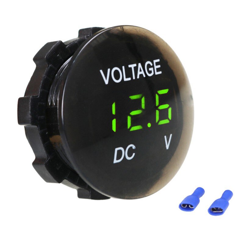 Voltmètre Digital Étanche DC 5-48V - Moniteur Batterie Pour Voiture, Bateau, Moto Et Camion