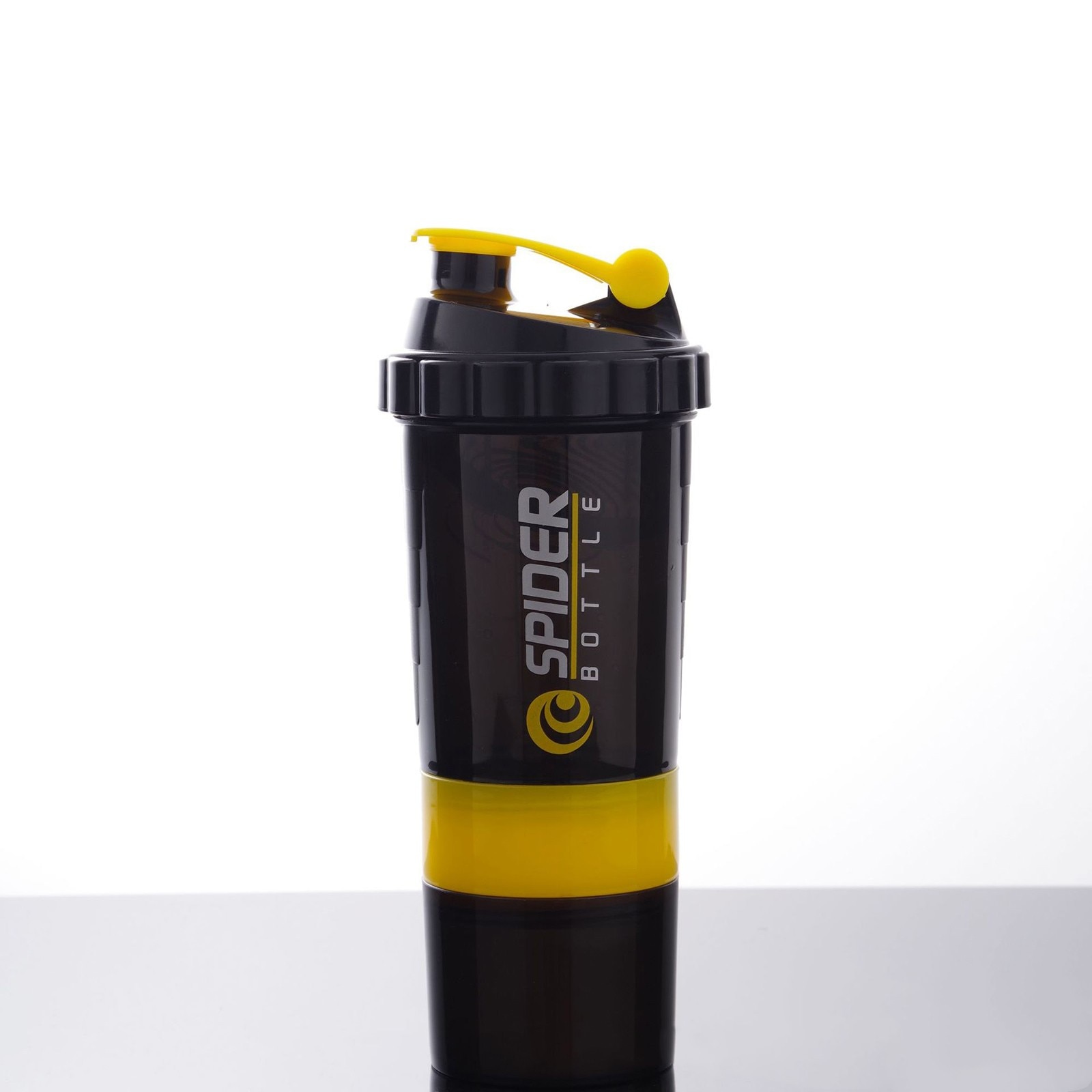 BLANK Shaker Bottles for Protein Mixes - 28oz Protein Shaker Bottle - Blank special easy grip drink shaker cup for easy: Yellow 