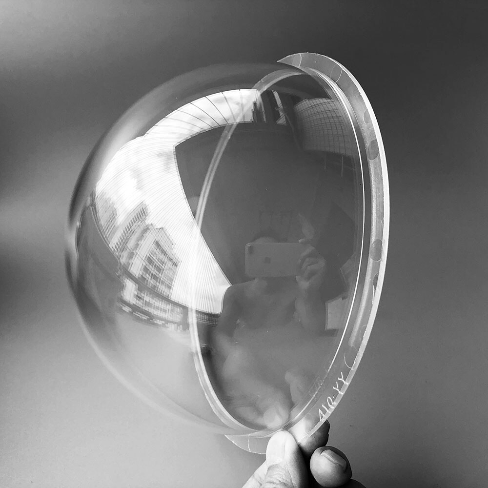 thumbnail image 2 of 6.2 Inch Acrylic Indoor/Outdoor CCTV Extended Clear Dome Camera Housing | JMX-062SH By JMX 2 of 6
