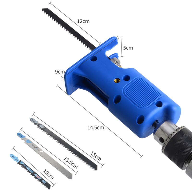 Power Tool Accessories Household Reciprocating Saw Metal Cutting Wood Cutting Tools Electric Drill Attachment 1Set