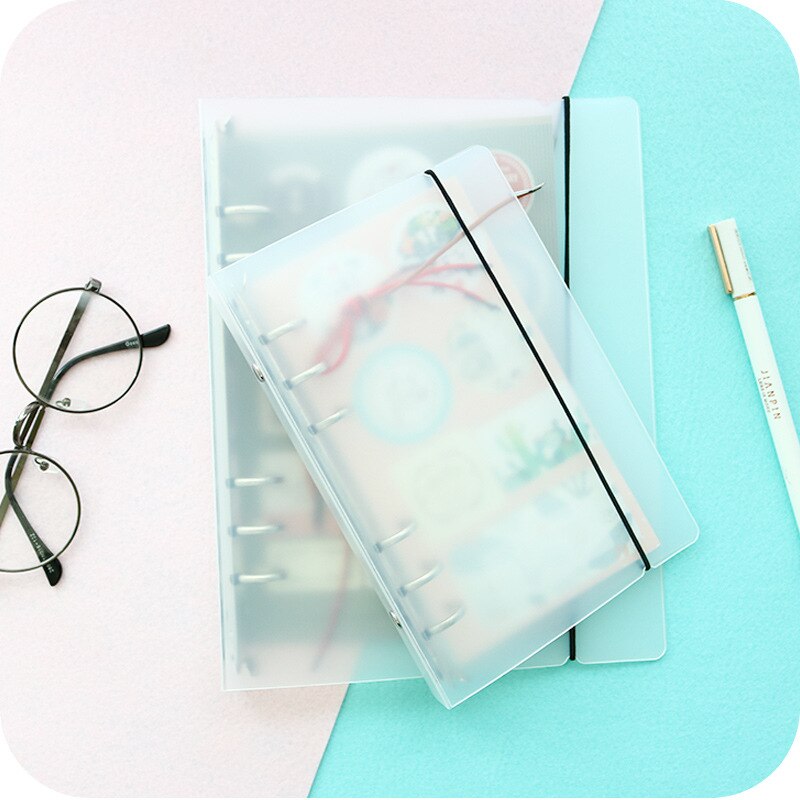 A5 A6 Bullet Spiraal Bindmiddel Transparante Notebook Cover Losbladige Refill Notities Schetsboek Shell School Kantoorbenodigdheden Briefpapier