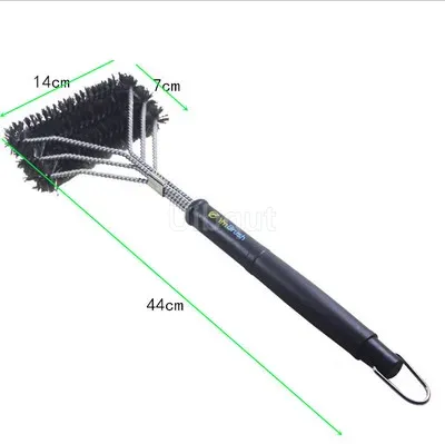 Pizza cutter peel Pizza Oven clean Copper Brush Scraper rack machine Cleaning Brush with long Handle Household Grill Brass bbq: 5