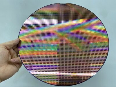 1pcs Research Silicon Chip/Wafer CMOS Image Sensor Chip Wafer Silicon Wafer Monocrystallin 12 inch IC Chip Lithography: Model 7