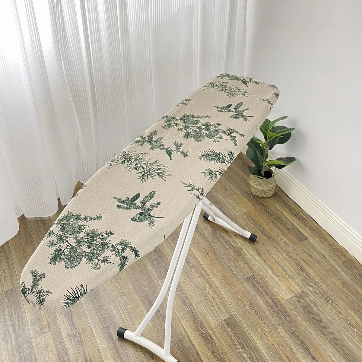 Ironing Board Cover Ironing Board Pad Replacement Heat Resistant Small Ironing Board Cover Durable Printed Pink Flamingo