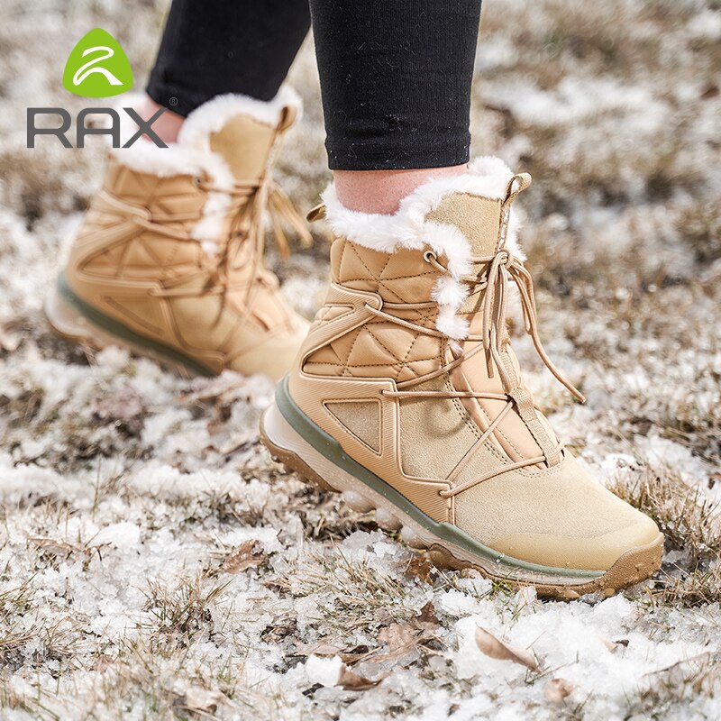 Rax, botas de Invierno para mujer, piel auténtica, botas de montaña para  senderismo, zapatos de senderismo, zapatillas deportivas cálidas de lana,  botas para caminar – Grandado