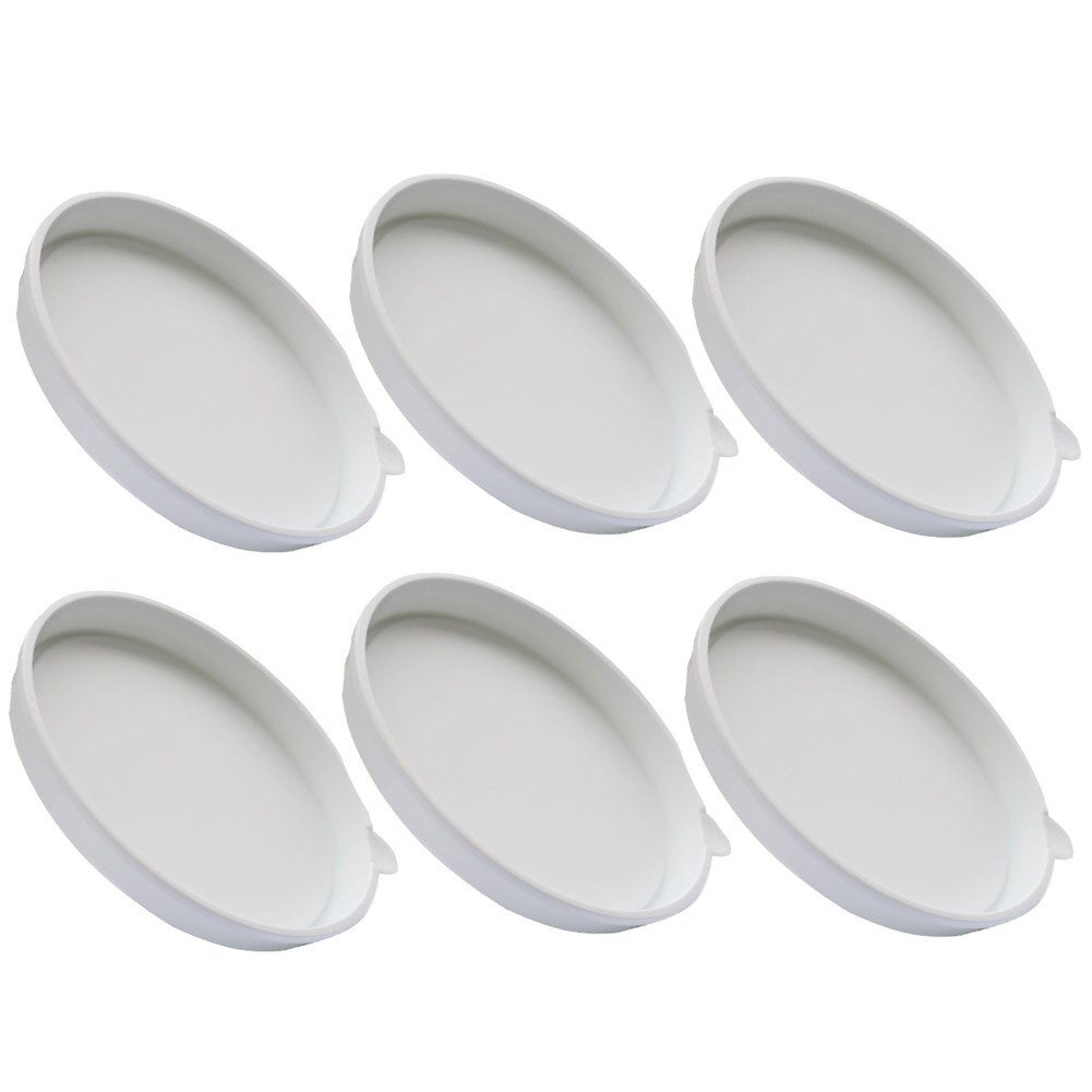 6pcs Durable Pallets Portable Drip Tray Balcony Flower Pot Solid Plant Saucer With Handle Indoor Outdoor Succulent Round