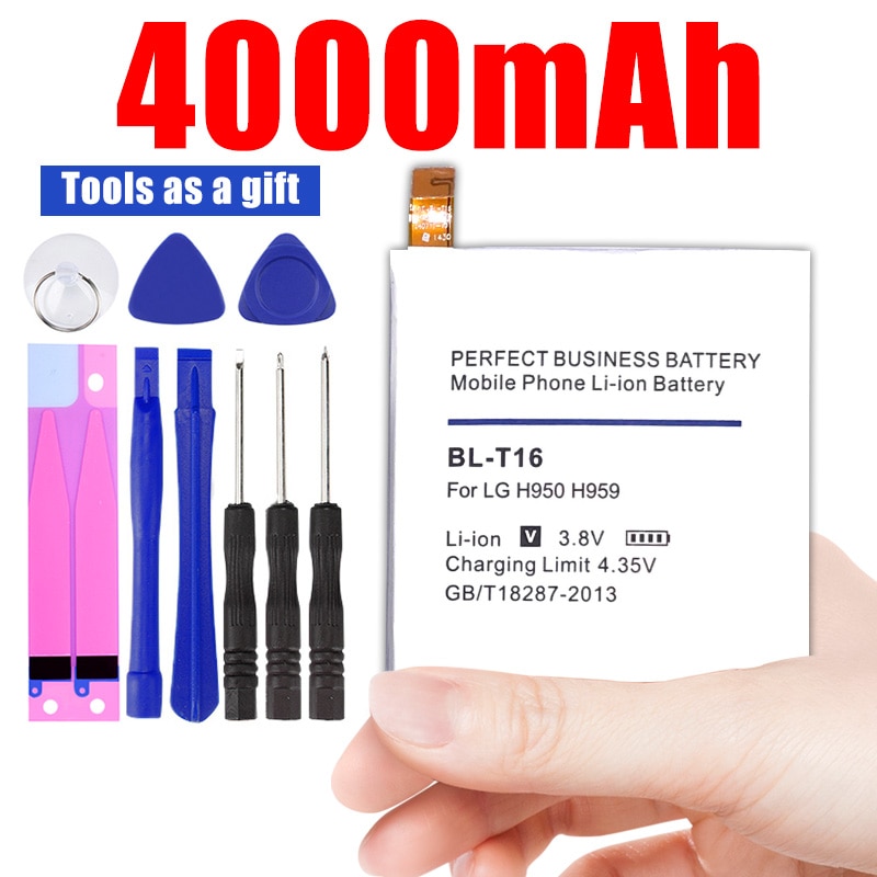 4000mAh BL-T16 BLT16 Batterij voor LG H955A H959 G Flex 2 Vu 4 Vu4 H950 LS996 H955 US995