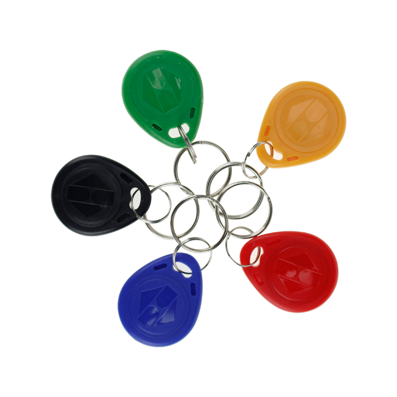 RFID Controller Standalone Access Control Keypad with 10 EM4100/4200 keychains 125KHz Card Reader For Door Access Control System