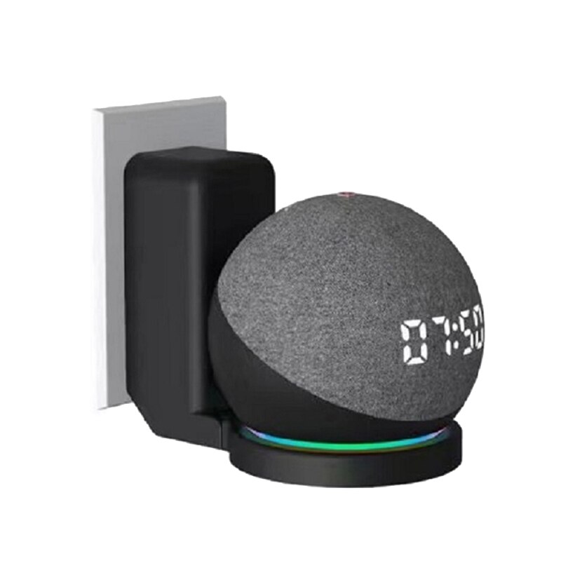 Soporte de montaje en pared para Alexa Echo Dot de 4ª generación, para altavoces inteligentes domésticos