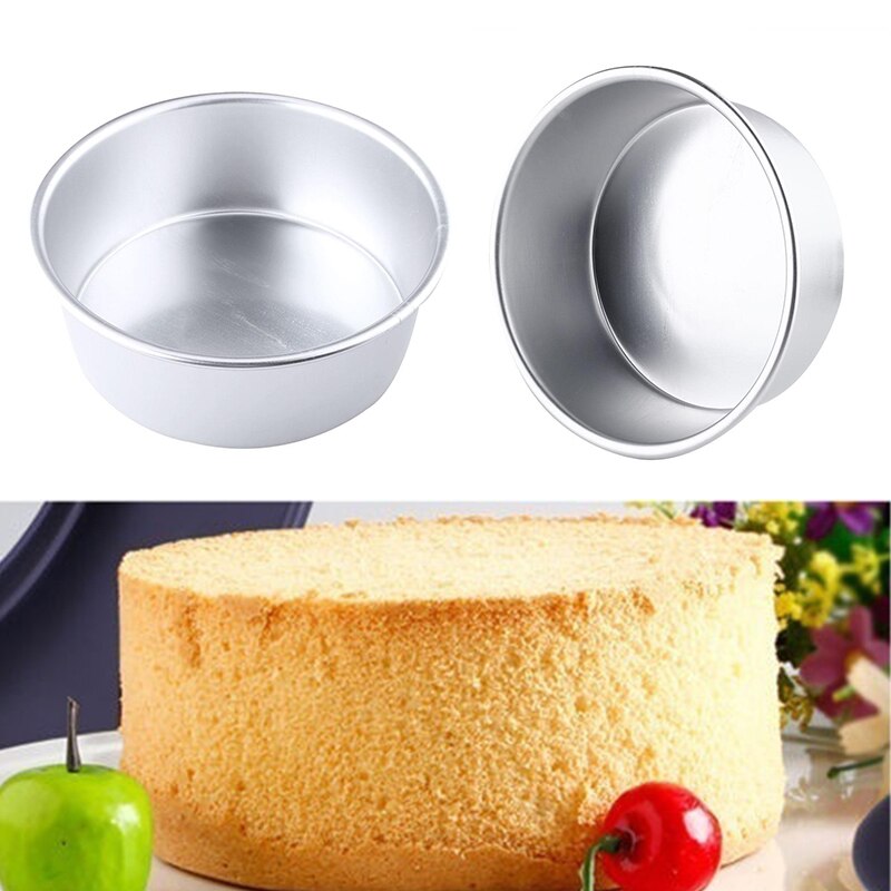6 inch Alloy Removable Bottom Round Cake Baking Mould Pan Tin Mold Bakeware Tray*