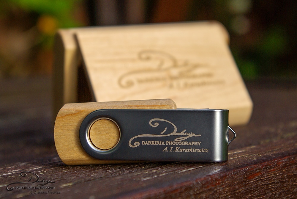 ODM OEM Da Sposa Su Misura Fotografia Encord LOGO Clip di Legno + Box USB Versione 2.0 del bastone di memoria flash pen drive