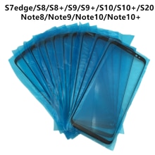 2 sztuk odmalowane A + szkło do Samsung S21 S20 Note20 Ultra S10 S9 S8 Plus uwaga 8 9 10 10 + wyświetlacz LCD ekran dotykowy szkło naprawa