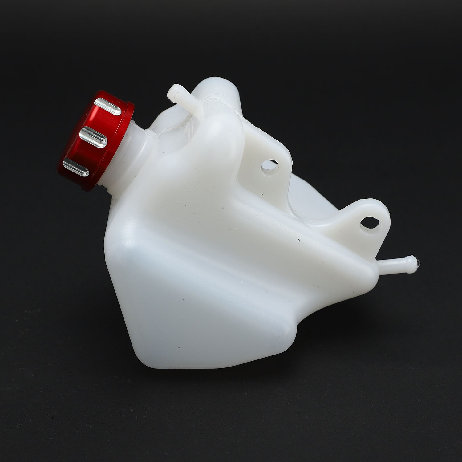 Motorcycle Plastic Water Coolant Reservoir Tank CNC Caps KLX 250 KLX250Coolant Reservoir Tank Radiator Overflow for Kawasaki