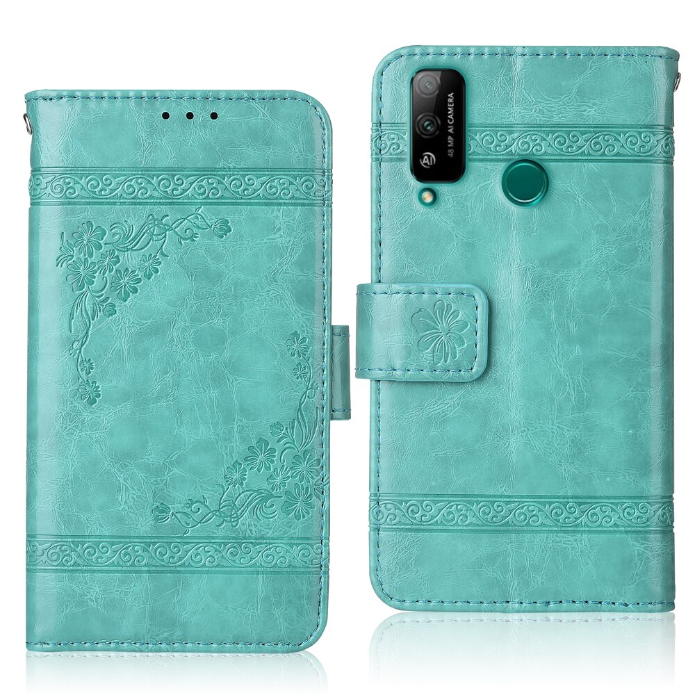 Book Case On Huawei Honor Play 4T 4 T Cover Huawei Play 4T Wallet Leather Case For Huawei Honor Play 4T Cover Phone Bag: oil-Green