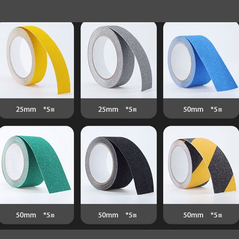 Pvc farge sklisikre teip frostet trappetrinn anti-falle advarselsskilt gulvmerking fliser dårlig sklisikker teip: 5 cmx 5m 1 stk