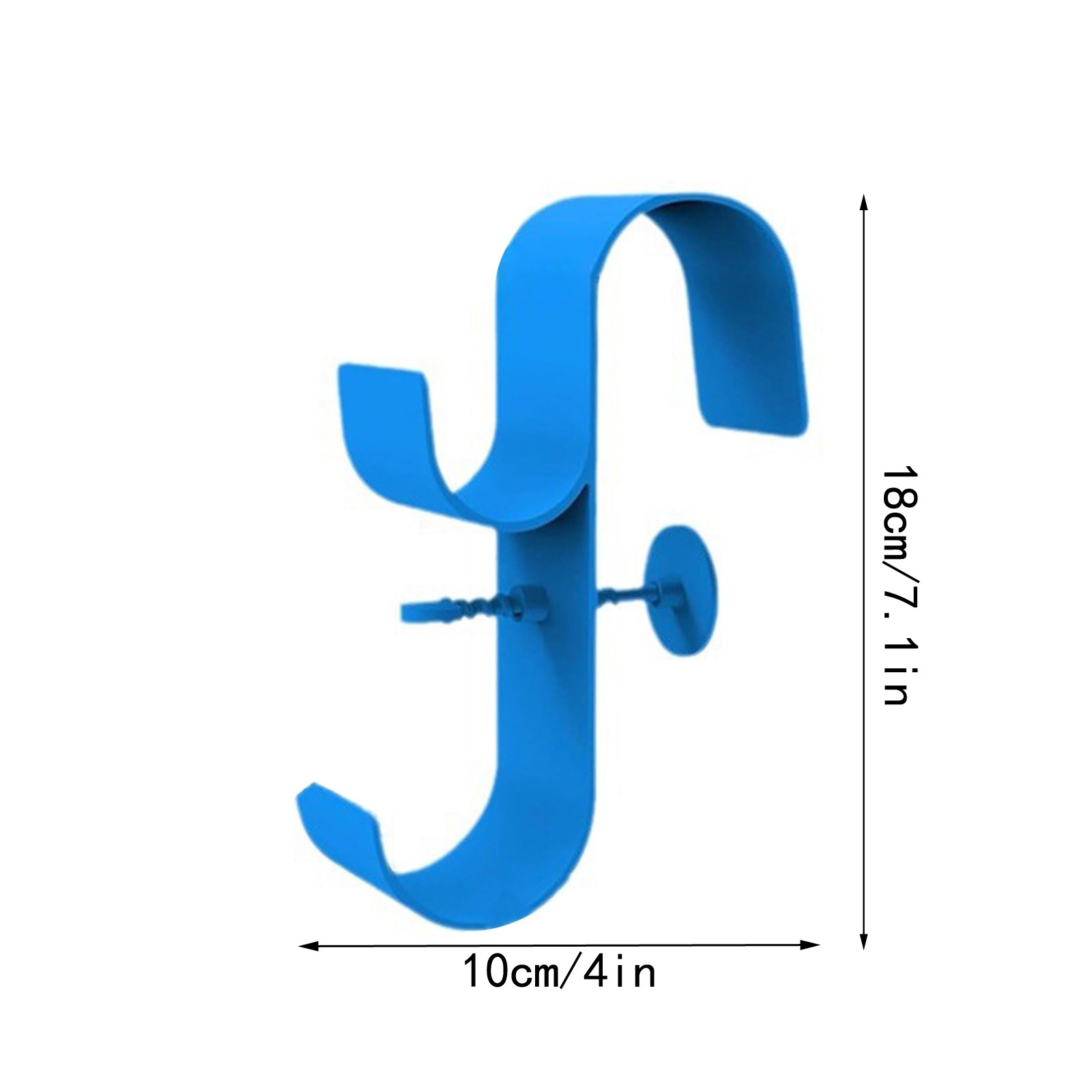 Pool Pole Hanger Pool Deck Accessories With Double Hook Pool Skimmer Hook Pool Skimmer Hook Telescopic Adjustable Fence Hooks