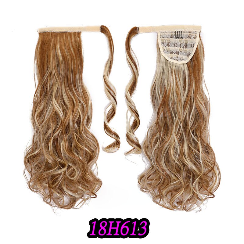 Xuanguang 24 inch curly hair synthetic hair hair ponytail hair extension high temperature fiber